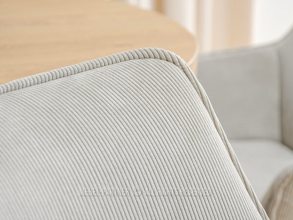 Židle Liam (světlobéžová + černá). Akce -10%