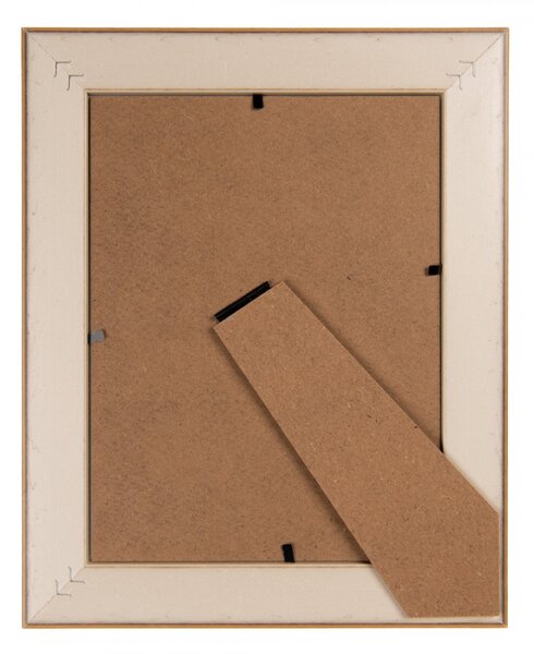 Hnědý fotorámeček Wabbelaar S – na fotografii o rozměru 10x15 cm