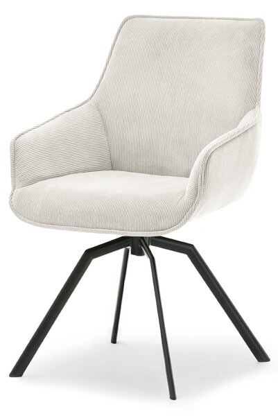 Židle Liam (světlobéžová + černá). Akce -10%