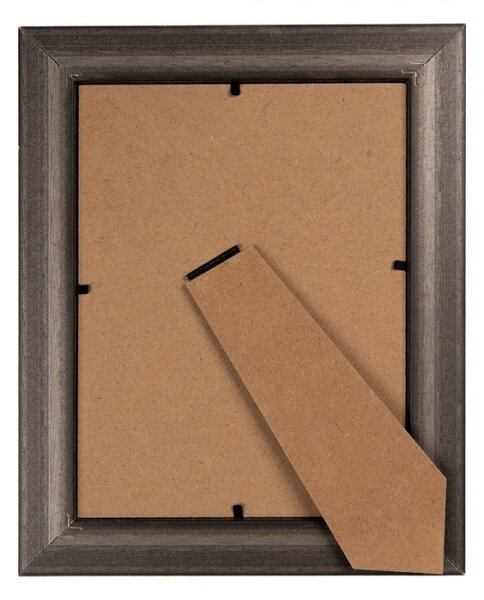 Hnědý fotorámeček Huppelaar S – na fotografii o rozměru 10x15 cm