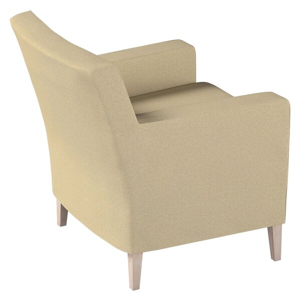 Potah na křeslo IKEA Karlstad barva zelená látka pletený vzor