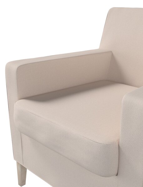 Potah na křeslo IKEA Karlstad barva růžová látka pletený vzor