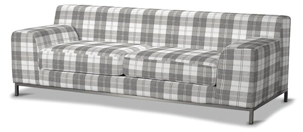 Potah na pohovku IKEA Kramfors 3-místná barva šedá látka pletený vzor, vzorované