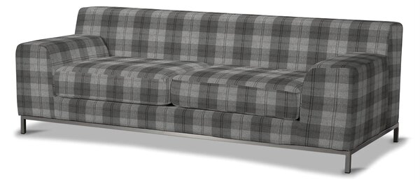 Potah na pohovku IKEA Kramfors 3-místná barva šedá látka pletený vzor, vzorované
