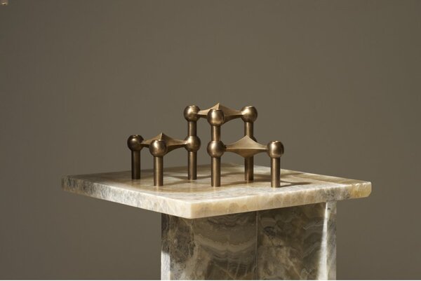 Svícen STOFF Nagel Bronzed Brass - 3 ks SN152