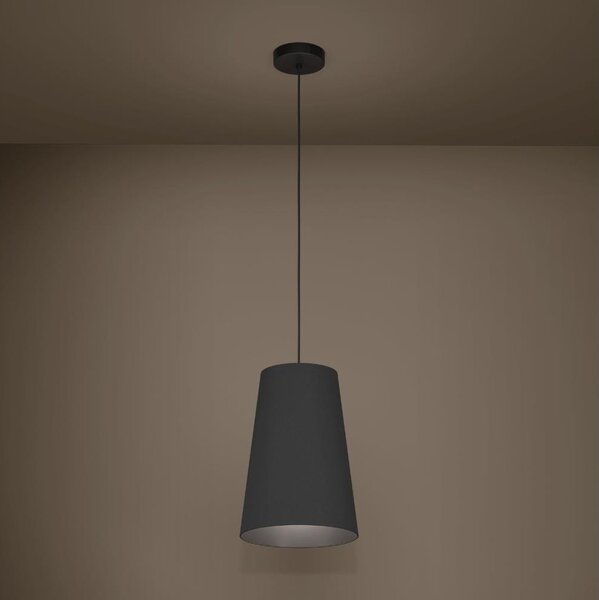 Eglo 390132 - Lustr na lanku PETROSA 1xE27/40W/230V černá