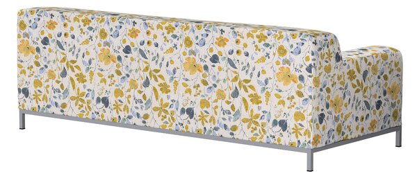 Potah na pohovku IKEA Kramfors 3-místná barva žlutá látka pletený vzor, vzorované