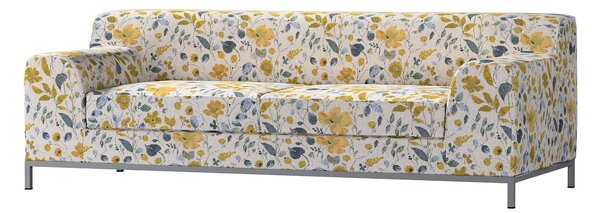 Potah na pohovku IKEA Kramfors 3-místná barva žlutá látka pletený vzor, vzorované