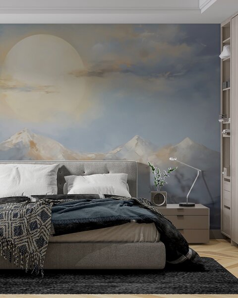 Fototapety Hory na slunci, Fototapety s přírodními motivy, w05903 : uwalls.cz