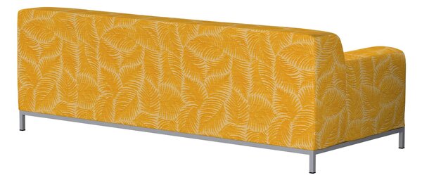 Potah na pohovku IKEA Kramfors 3-místná barva žlutá látka pletený vzor, vzorované