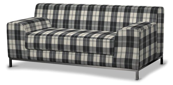Potah na pohovku IKEA Kramfors 2-místná barva černá látka pletený vzor, vzorované