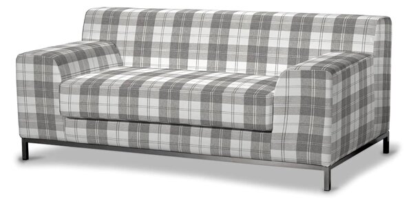 Potah na pohovku IKEA Kramfors 2-místná barva šedá látka pletený vzor, vzorované