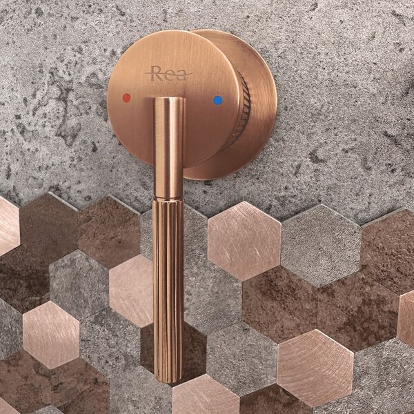 Podomítková baterie REA Argon Brush Copper + BOX