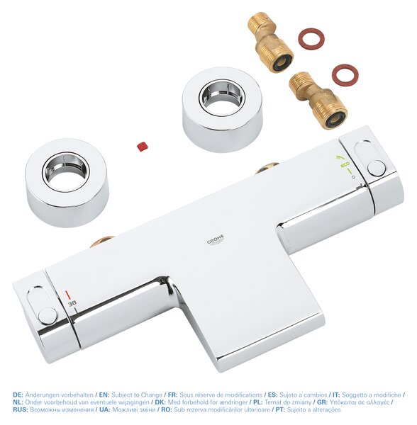 GROHE Grohtherm 2000 - Termostatická vanová baterie, DN 15, Chrom 34174001