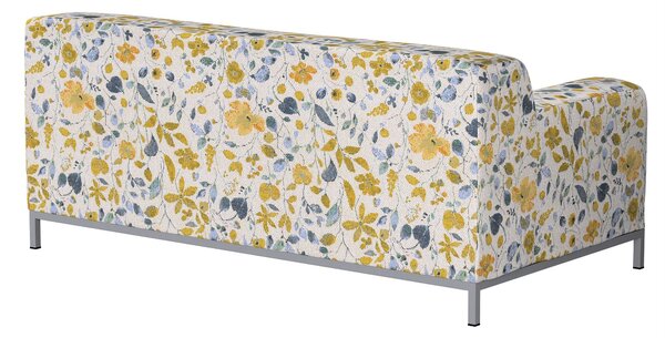 Potah na pohovku IKEA Kramfors 2-místná barva žlutá látka pletený vzor, vzorované