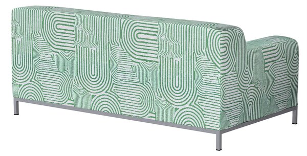 Potah na pohovku IKEA Kramfors 2-místná barva zelená látka pletený vzor, vzorované