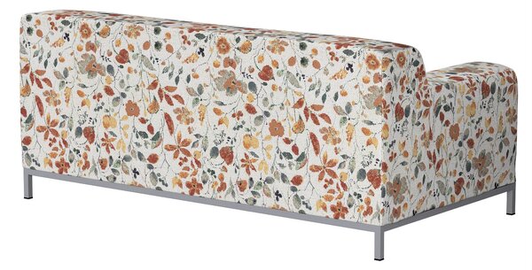 Potah na pohovku IKEA Kramfors 2-místná barva oranžová látka pletený vzor, vzorované