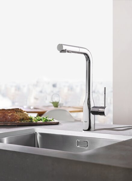 GROHE Essence - Páková dřezová baterie, DN 15, Chrom 30270000