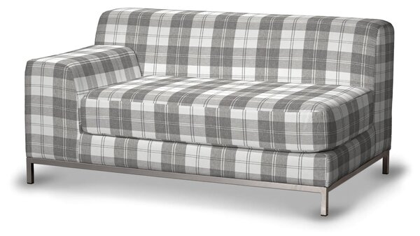 Potah na pohovku IKEA , levé provedení Kramfors 2-místná barva šedá látka pletený vzor, vzorované