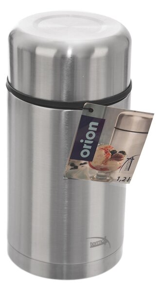 Termoska ve stříbrné barvě 1,2 l Termo – Orion