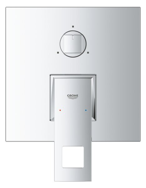 GROHE Eurocube - Páková baterie s 3směrným přepínačem, Chrom 24094000