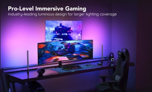 Govee - SADA 2x Smart Gaming Wi-Fi LED RGBIC Panely + Smart Dual + DO