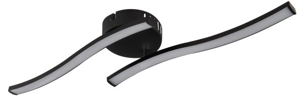 Globo 67178S - LED Přisazený lustr TYLER LED/12W/230V černá