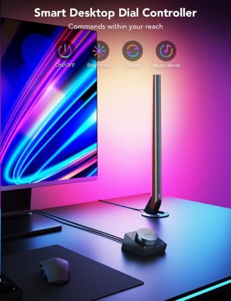 Govee - SADA 2x Smart Gaming Wi-Fi LED RGBIC Panely + Smart Dual + DO