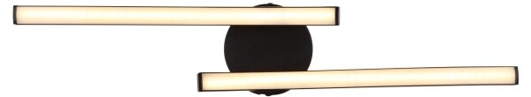 Globo 67178S - LED Přisazený lustr TYLER LED/12W/230V černá