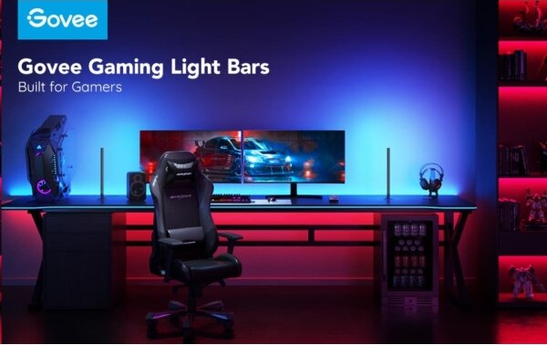 Govee - SADA 2x Smart Gaming Wi-Fi LED RGBIC Panely + Smart Dual + DO