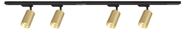 Bodové svítidlo v lištovém systému PIPE 4xGU10/10W/230V zlatá/černá