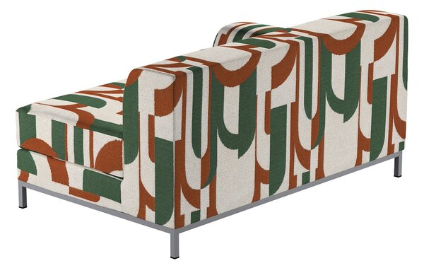 Potah na pohovku IKEA , levé provedení Kramfors 2-místná barva zelená látka pletený vzor, vzorované