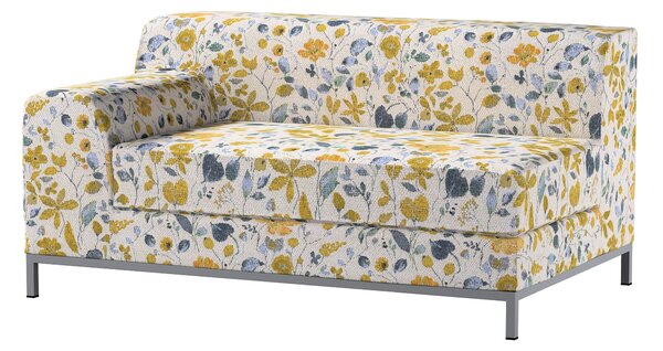 Potah na pohovku IKEA , levé provedení Kramfors 2-místná barva žlutá látka pletený vzor, vzorované