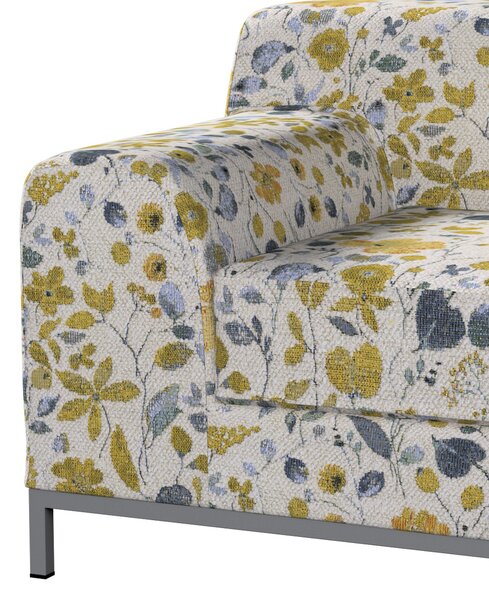 Potah na pohovku IKEA , levé provedení Kramfors 2-místná barva žlutá látka pletený vzor, vzorované