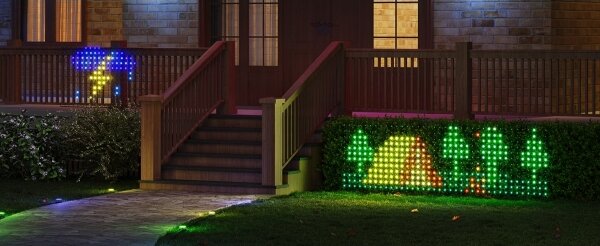 Govee - LED RGBIC Venkovní světelná síť 143x85cm Wi-Fi Matter IP65