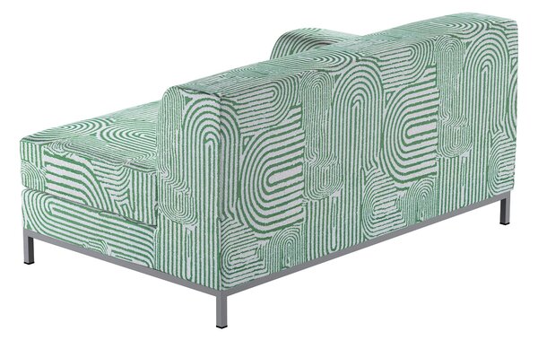 Potah na pohovku IKEA , levé provedení Kramfors 2-místná barva zelená látka pletený vzor, vzorované