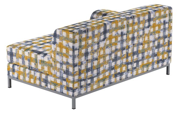 Potah na pohovku IKEA , levé provedení Kramfors 2-místná barva modrá látka pletený vzor, vzorované