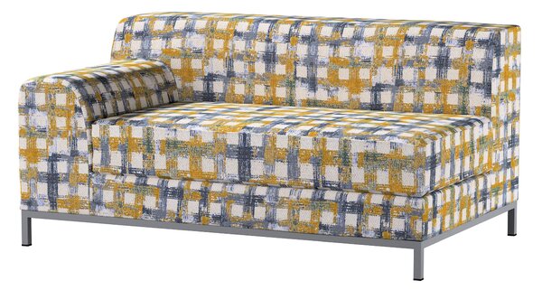 Potah na pohovku IKEA , levé provedení Kramfors 2-místná barva modrá látka pletený vzor, vzorované