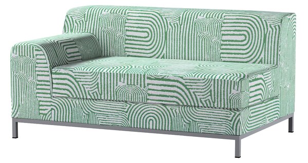 Potah na pohovku IKEA , levé provedení Kramfors 2-místná barva zelená látka pletený vzor, vzorované