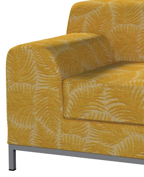 Potah na pohovku IKEA , levé provedení Kramfors 2-místná barva žlutá látka pletený vzor, vzorované