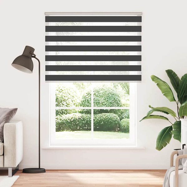 Zebra roleta černá 165x230 cm šířka látky 160,9 cm polyester