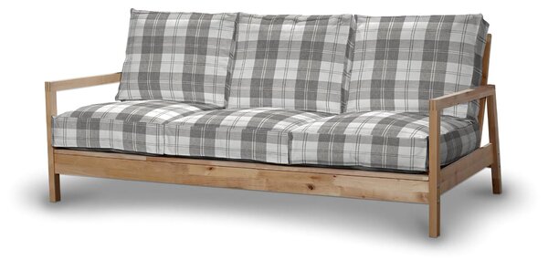Potah na pohovku IKEA Lillberg 3-místná nerozkládací barva šedá látka pletený vzor, vzorované