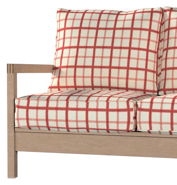 Potah na pohovku IKEA Lillberg 2-místná nerozkládací barva červená látka vzorované