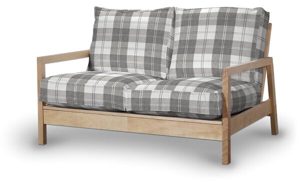 Potah na pohovku IKEA Lillberg 2-místná nerozkládací barva šedá látka pletený vzor, vzorované