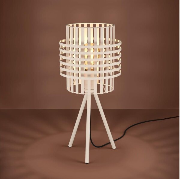 Eglo 390148 - Stojací lampa OLTAMAR 1xE27/40W/230V krémová