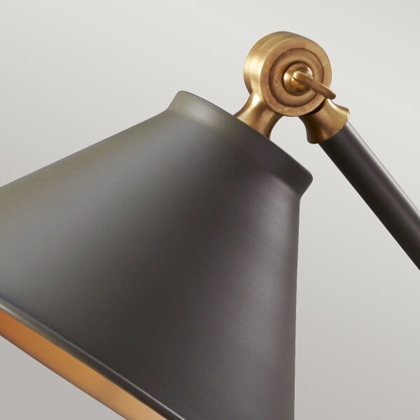 Elstead PV-ELEMENT-GAB - Stolní lampa PROVENCE ELEMENT 1xE27/60W/230V šedá