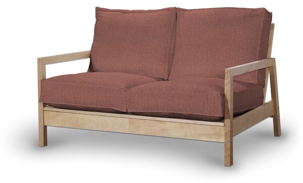 Potah na pohovku IKEA Lillberg 2-místná nerozkládací barva hnědá látka pletený vzor