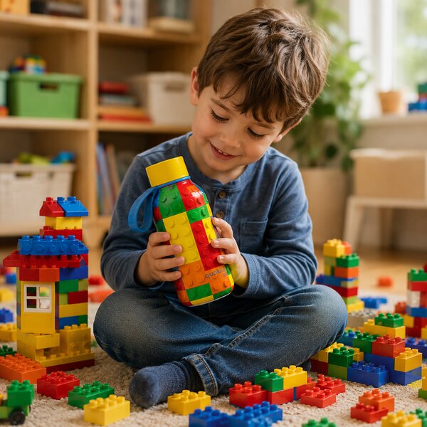 Dětská termoláhev Solid, 330ml, Quokka, color bricks