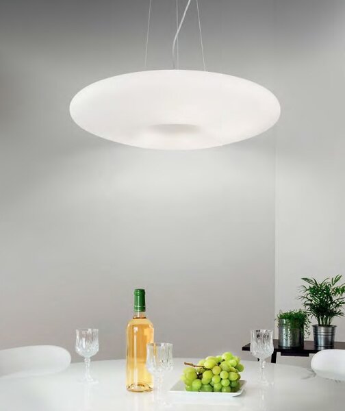 Ideal Lux - Lustr na lanku GLORY 3xE27/60W/230V pr.. 50 cm bílá
