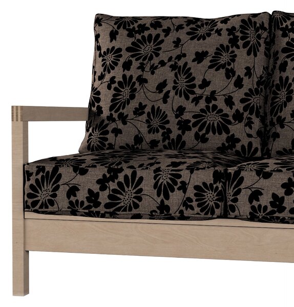 Potah na pohovku IKEA Lillberg 2-místná nerozkládací barva hnědá látka pletený vzor, vzorované